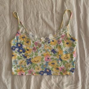 Corset style tank top